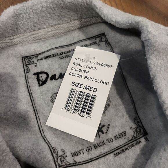 Dolls Kill x Daydream Nation Real Like the Movies sweater Medium Grey - Picture 6 of 6